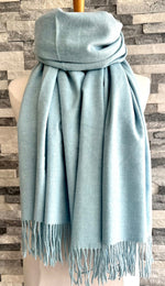 Load image into Gallery viewer, lusciousscarves Scarves &amp; Shawls Cashmere Blend Pashmina Wrap available in 22 colours.
