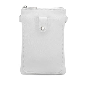 lusciousscarves Small Italian Leather Crossbody Phone Bag , Available in 12 Colours