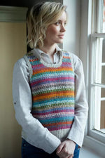 Load image into Gallery viewer, lusciousscarves Small Pachamama Ladies Villarica Tank Top, Hand Knitted , Fair Trade.
