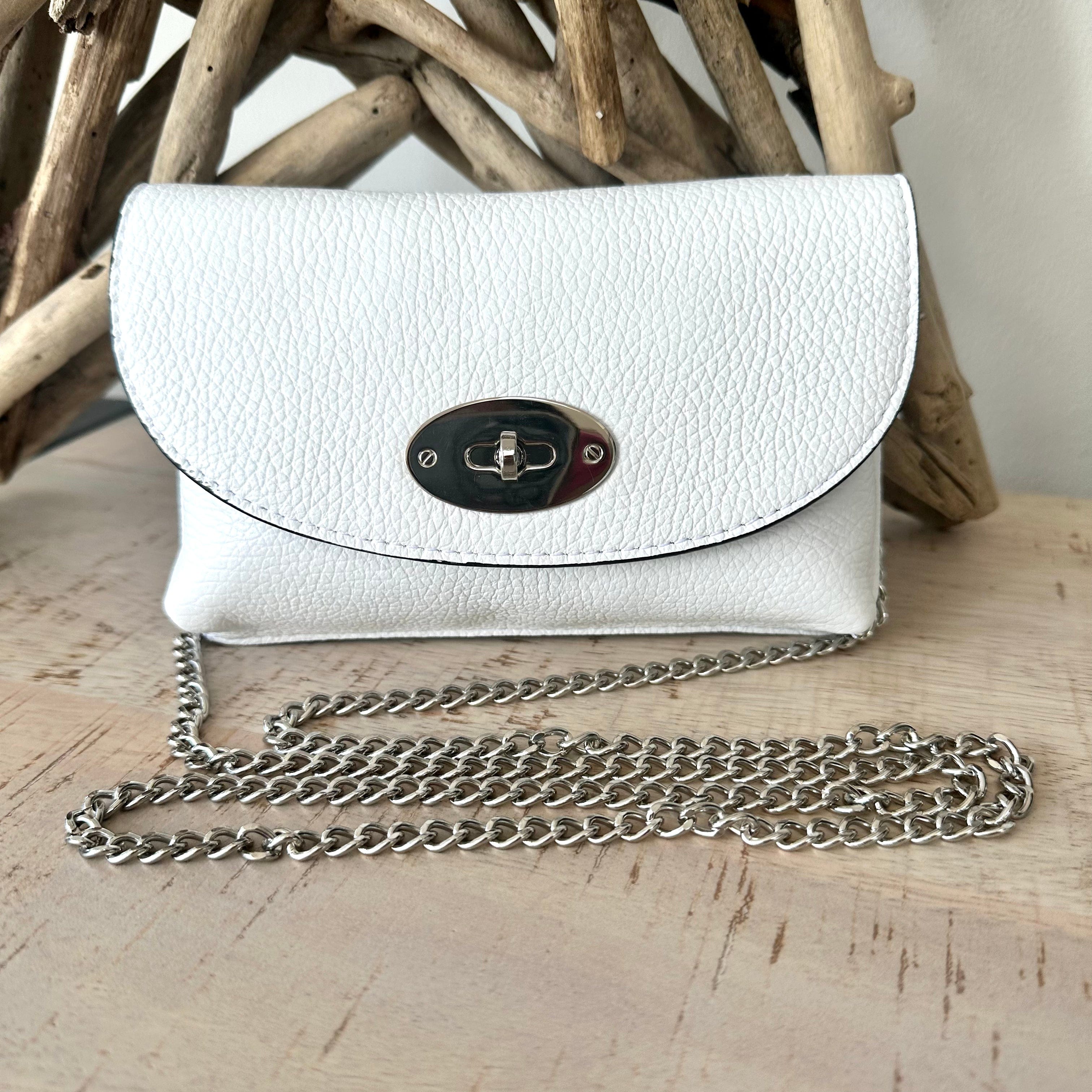small white purse