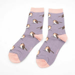 Load image into Gallery viewer, lusciousscarves Socks Miss Sparrow Robins Bamboo Socks - Lilac
