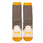 Load image into Gallery viewer, lusciousscarves Socks Mr Heron Sheepish Bamboo Socks - Grey
