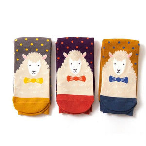 lusciousscarves Socks Mr Heron Sheepish Bamboo Socks - Mustard