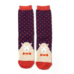 Load image into Gallery viewer, lusciousscarves Socks Mr Heron Sheepish Bamboo Socks - Purple
