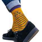Load image into Gallery viewer, lusciousscarves Socks Mr Heron Wheely Awesome Dad Bamboo Socks Box
