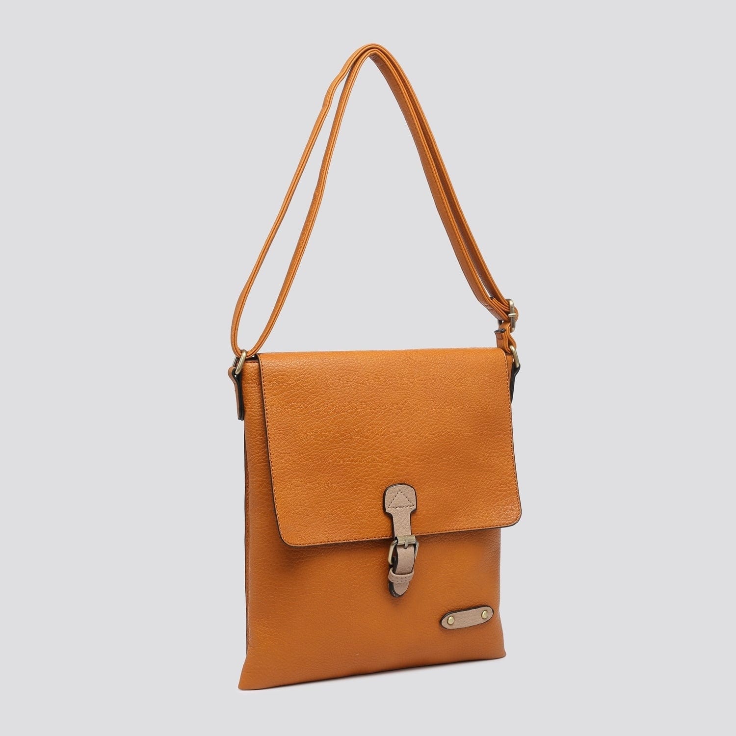 lusciousscarves Soft Faux Leather Satchel Crossbody Bag.