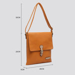 Load image into Gallery viewer, lusciousscarves Soft Faux Leather Satchel Crossbody Bag.
