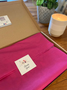 lusciousscarves Thank you Gift Box and Card for Light Weight Scarf .