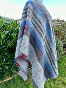 lusciousscarves Wool clothing Handmade Recycled Wool Cape.
