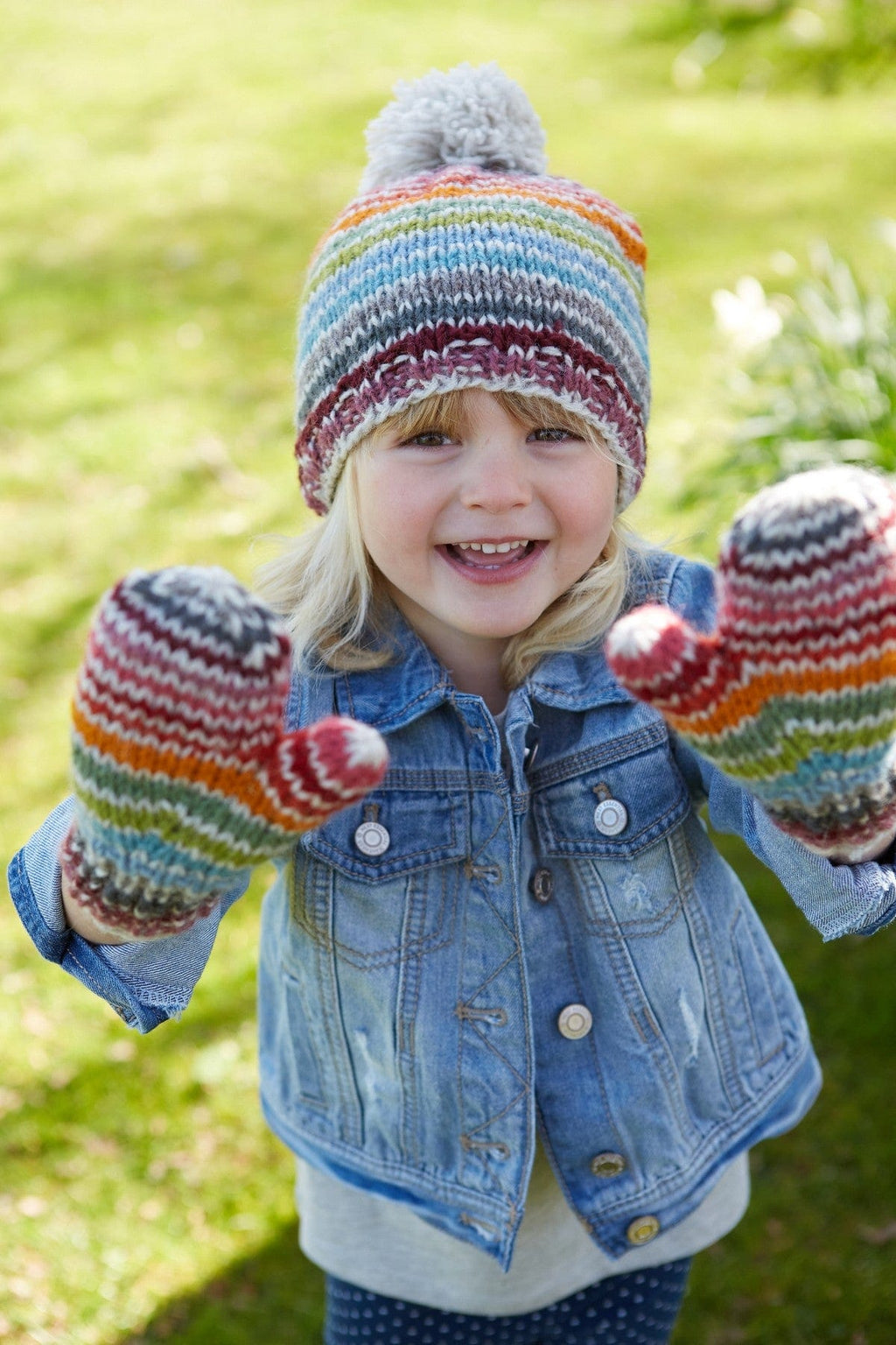 lusciousscarves wool gloves Pachamama Kids Hoxton Mittens (3 - 5 years)