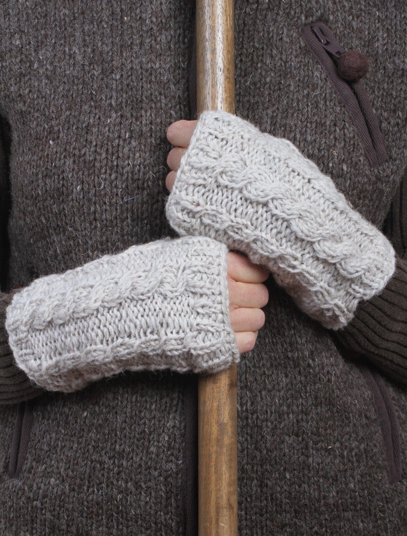 lusciousscarves wool handwarmer Pachamama Chamonix Handwarmer