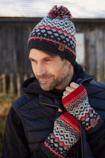 Load image into Gallery viewer, lusciousscarves wool handwarmer Pachamama Mens Nordic Handwarmer
