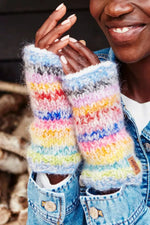 Load image into Gallery viewer, lusciousscarves wool handwarmer Pachamama San Francisco Handwarmer
