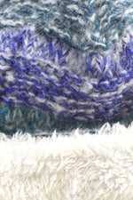 Load image into Gallery viewer, lusciousscarves wool handwarmer Pachamama Sierra Nevada Handwarmer Blue
