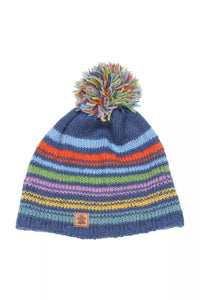 lusciousscarves wool hats Pachamama Hexham Bobble Beanie Denim