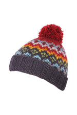 Load image into Gallery viewer, lusciousscarves wool hats Pachamama Kids Clifden Bobble Beanie
