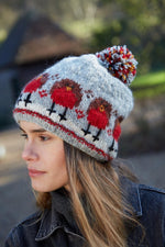 Load image into Gallery viewer, lusciousscarves wool hats Pachamama Robin Bobble Beanie
