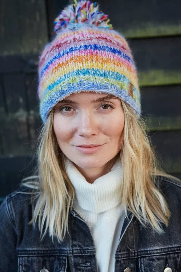 lusciousscarves wool hats Pachamama San Francisco Bobble Beanie