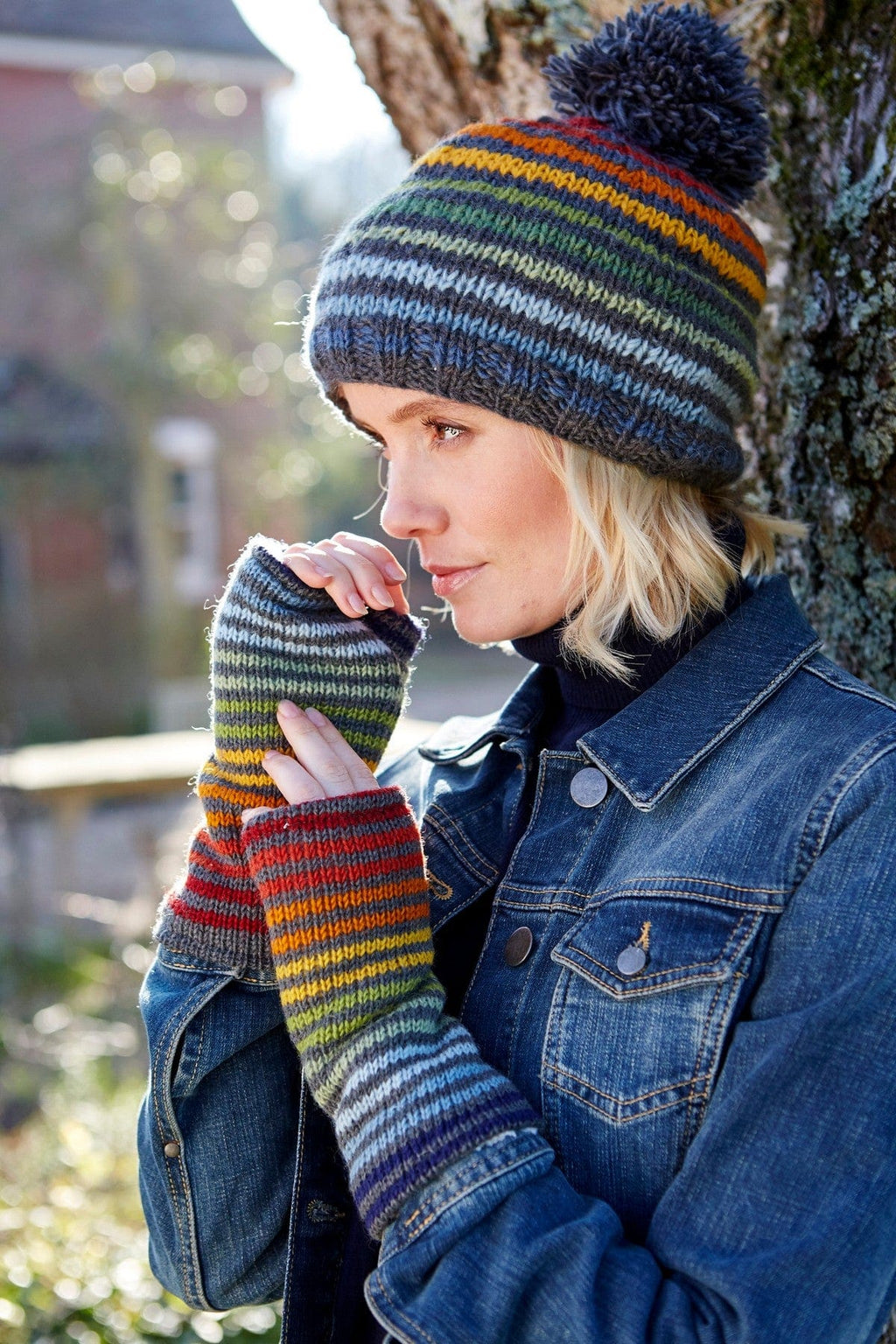 lusciousscarves wool hats Pachamama Vancouver Bobble Beanie