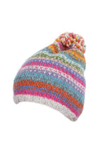 Load image into Gallery viewer, lusciousscarves wool hats Pachamama Villarica Bobble Beanie
