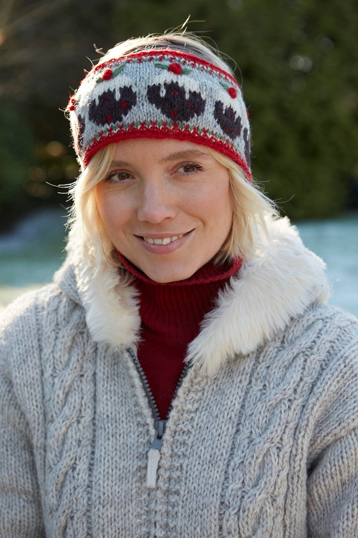 lusciousscarves wool head band Pachamama Pudding Headband