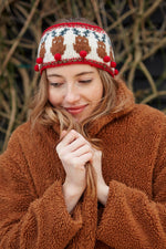 Load image into Gallery viewer, lusciousscarves wool head band Pachamama Rudolf Headband
