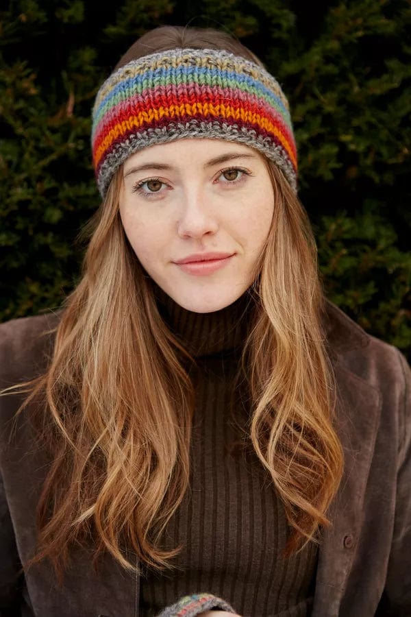 lusciousscarves wool head band Pachamama  Santa Fe Headband