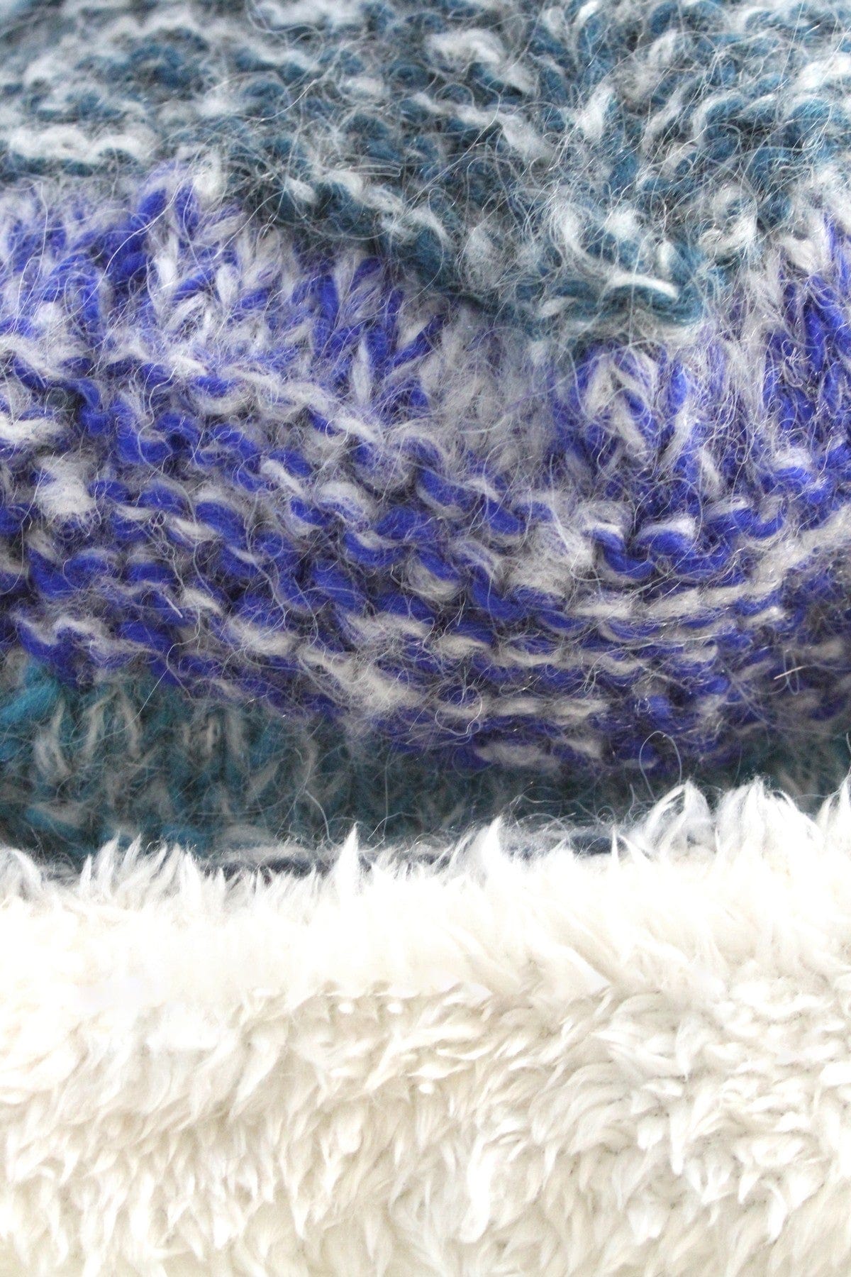 lusciousscarves wool head band Pachamama Sierra Nevada Headband Blue