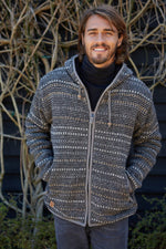 Load image into Gallery viewer, lusciousscarves wool hoody M/L Pachamama Santiago Hoody 1ply

