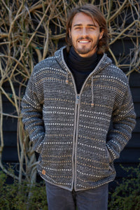lusciousscarves wool hoody M/L Pachamama Santiago Hoody 1ply