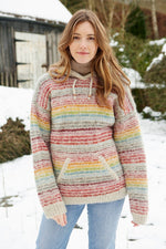 Load image into Gallery viewer, lusciousscarves wool hoody Pachamama Langtang Hoody Multi
