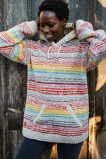 Load image into Gallery viewer, lusciousscarves wool hoody Pachamama Langtang Hoody Multi
