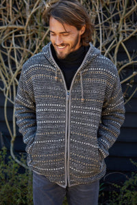 lusciousscarves wool hoody Pachamama Santiago Hoody 1ply