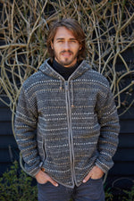 Load image into Gallery viewer, lusciousscarves wool hoody Pachamama Santiago Hoody 1ply
