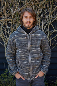 lusciousscarves wool hoody Pachamama Santiago Hoody 1ply