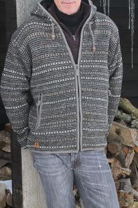 lusciousscarves wool hoody Pachamama Santiago Hoody 1ply