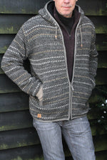 Load image into Gallery viewer, lusciousscarves wool hoody Pachamama Santiago Hoody 1ply
