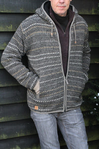 lusciousscarves wool hoody Pachamama Santiago Hoody 1ply