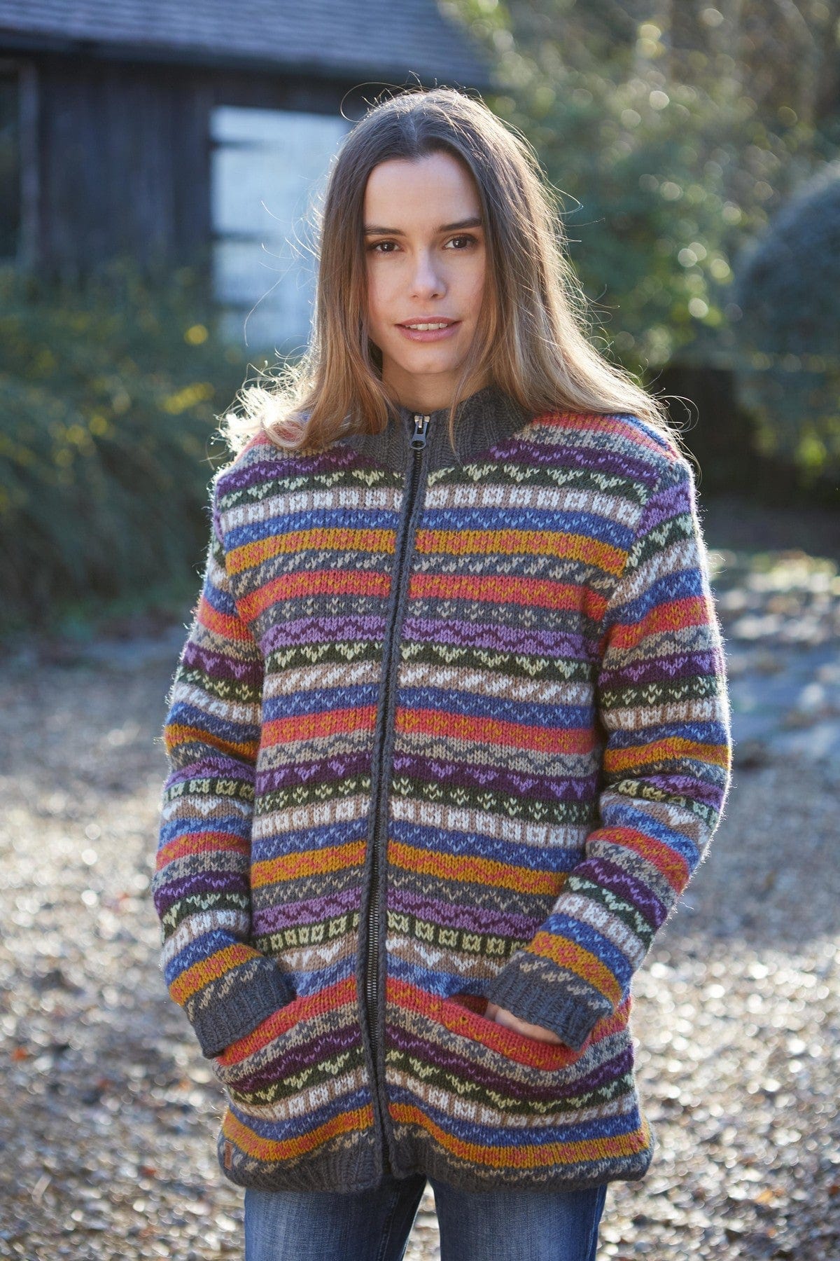 lusciousscarves wool jacket Pachamama Elveden Lined Jacket