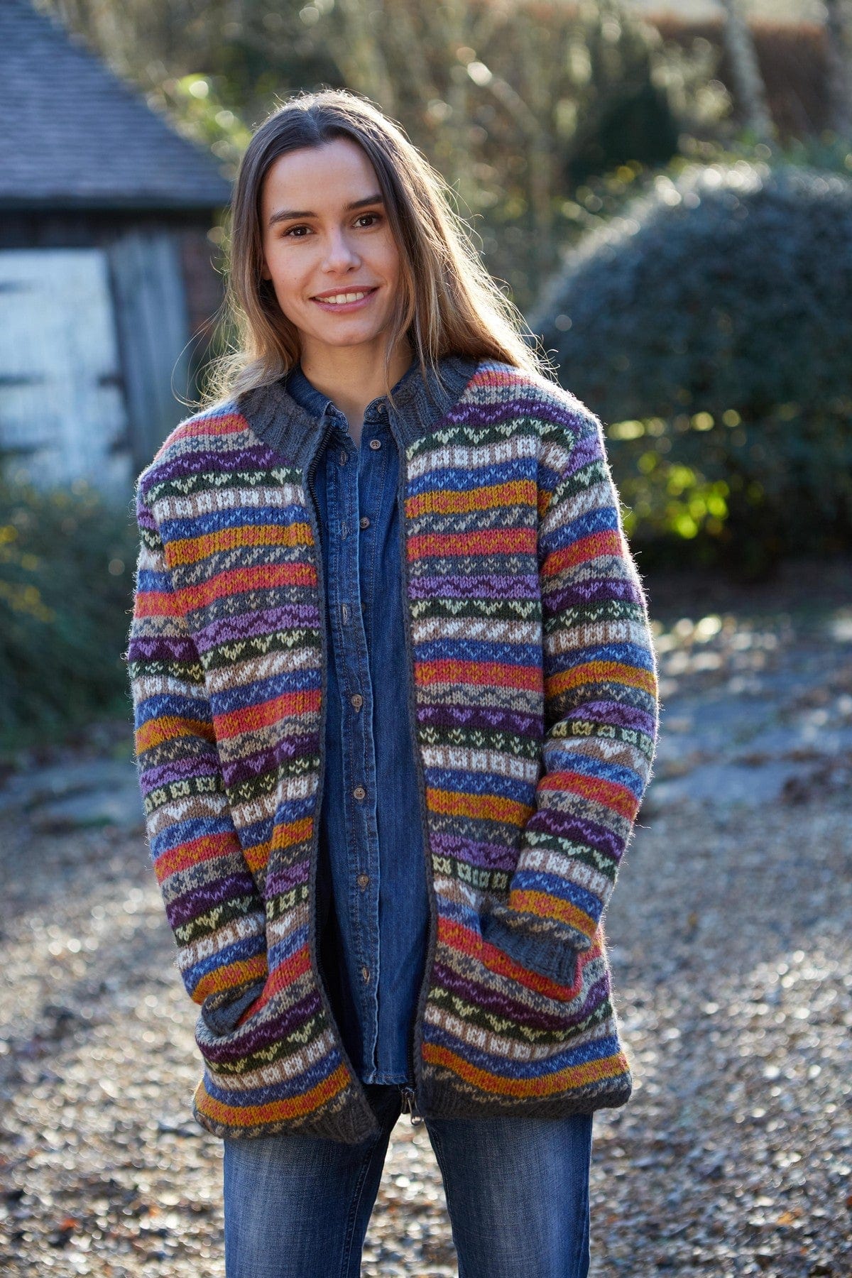 lusciousscarves wool jacket Pachamama Elveden Lined Jacket