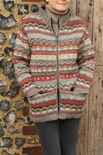 Load image into Gallery viewer, lusciousscarves wool jacket Pachamama Finisterre Lined Jacket Grey
