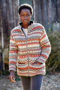 lusciousscarves wool jacket Pachamama Finisterre Lined Jacket Grey