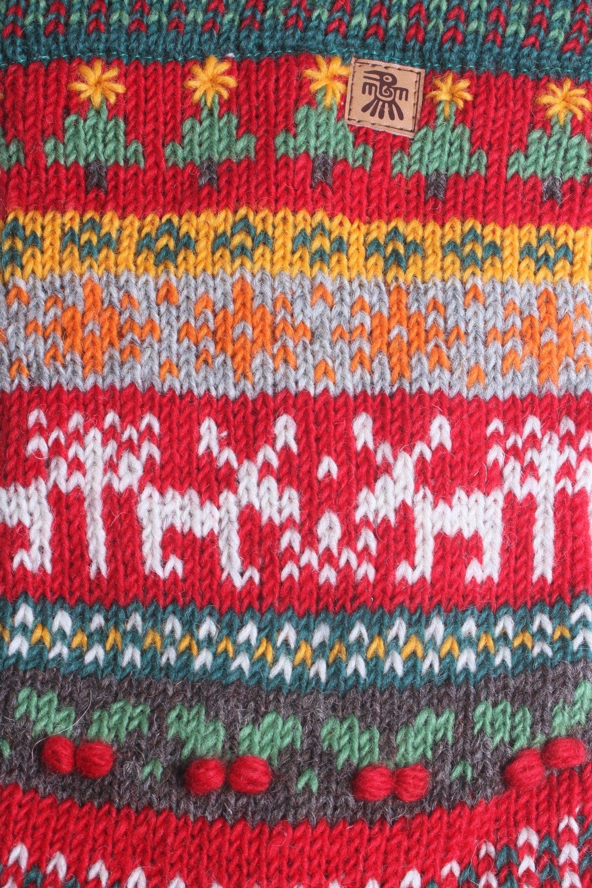 lusciousscarves wool socks Pachamama Reindeer Christmas Stocking