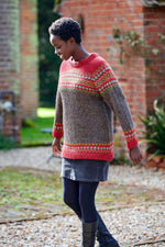 Load image into Gallery viewer, lusciousscarves wool sweater Pachamama Elgin Sweater Burgundy
