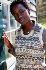 Load image into Gallery viewer, lusciousscarves wool tank top Pachamama Finisterre Tank Top Natural
