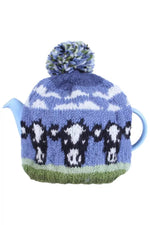 Load image into Gallery viewer, lusciousscarves wool tea cosy Pachamama Dairy Cow Tea Cosy
