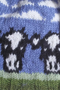 lusciousscarves wool tea cosy Pachamama Dairy Cow Tea Cosy