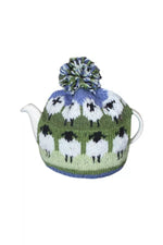 Load image into Gallery viewer, lusciousscarves wool tea cosy Pachamama Flock Of Sheep Tea Cosy
