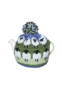 lusciousscarves wool tea cosy Pachamama Flock Of Sheep Tea Cosy