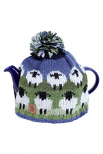 Load image into Gallery viewer, lusciousscarves wool tea cosy Pachamama Flock Of Sheep Tea Cosy
